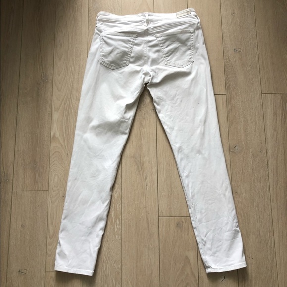 AG Adriano Goldschmied The Stevie Ankle White Jeans - Picture 3 of 15